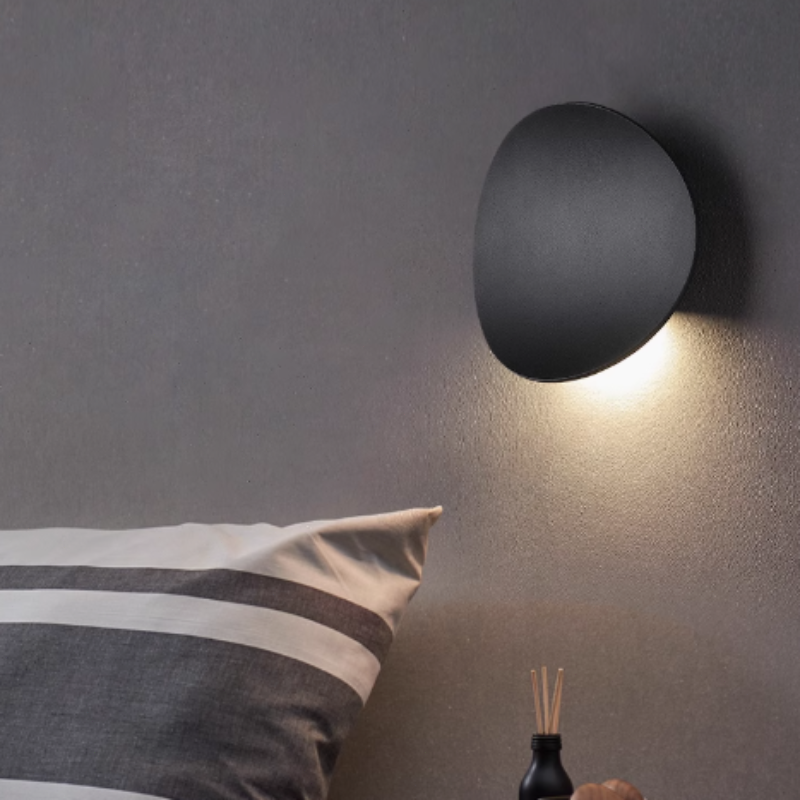 Minimalistisch Wandlampe Metall Grau korridore