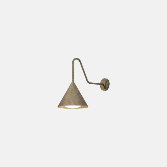 Vintage Außenwandleuchte LED Metall Gold/Schwarz Garten/Hauseingang