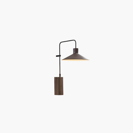 Industriell Außenwandleuchte LED Kaffee Metall Sensor Terrasse