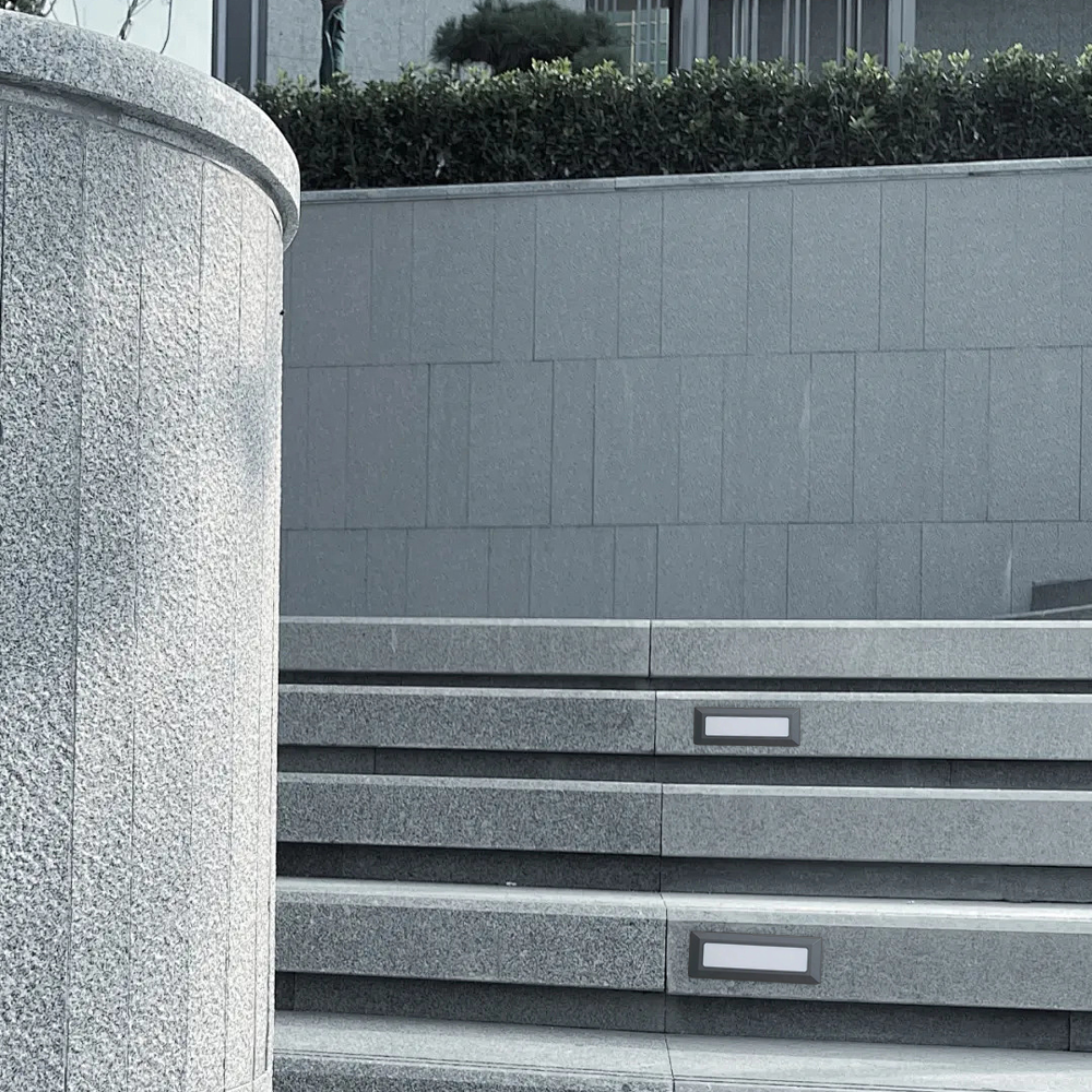 Minimalistische Außenwandleuchte LED Rechteckig Metall Schwarz Garten/Terrasse