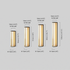 Modern Metall Wandlampe LED Zylindrisch Schwarz Hof