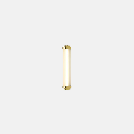 Minimalistisch Außenwandleuchte LED Zylindrisch Glas Gold Terrasse