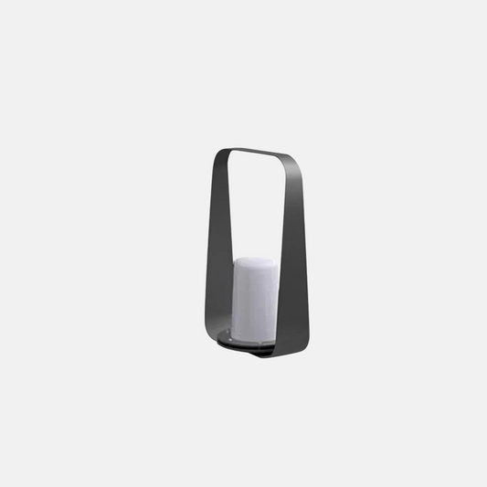  Minimalistische Außenleuchte LED Kerzenform Grau Acryl Terrasse/Garten/Balkon