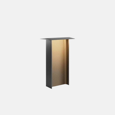 Moderne Außenleuchte LED Schwarz/Grau Metall Solar Garten