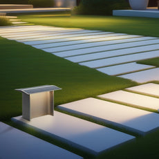 Moderne Außenleuchte LED Schwarz/Grau Metall Solar Garten