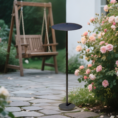 Modern Außenstehleuchte LED Kappenförmig Kaffee Metall Garten