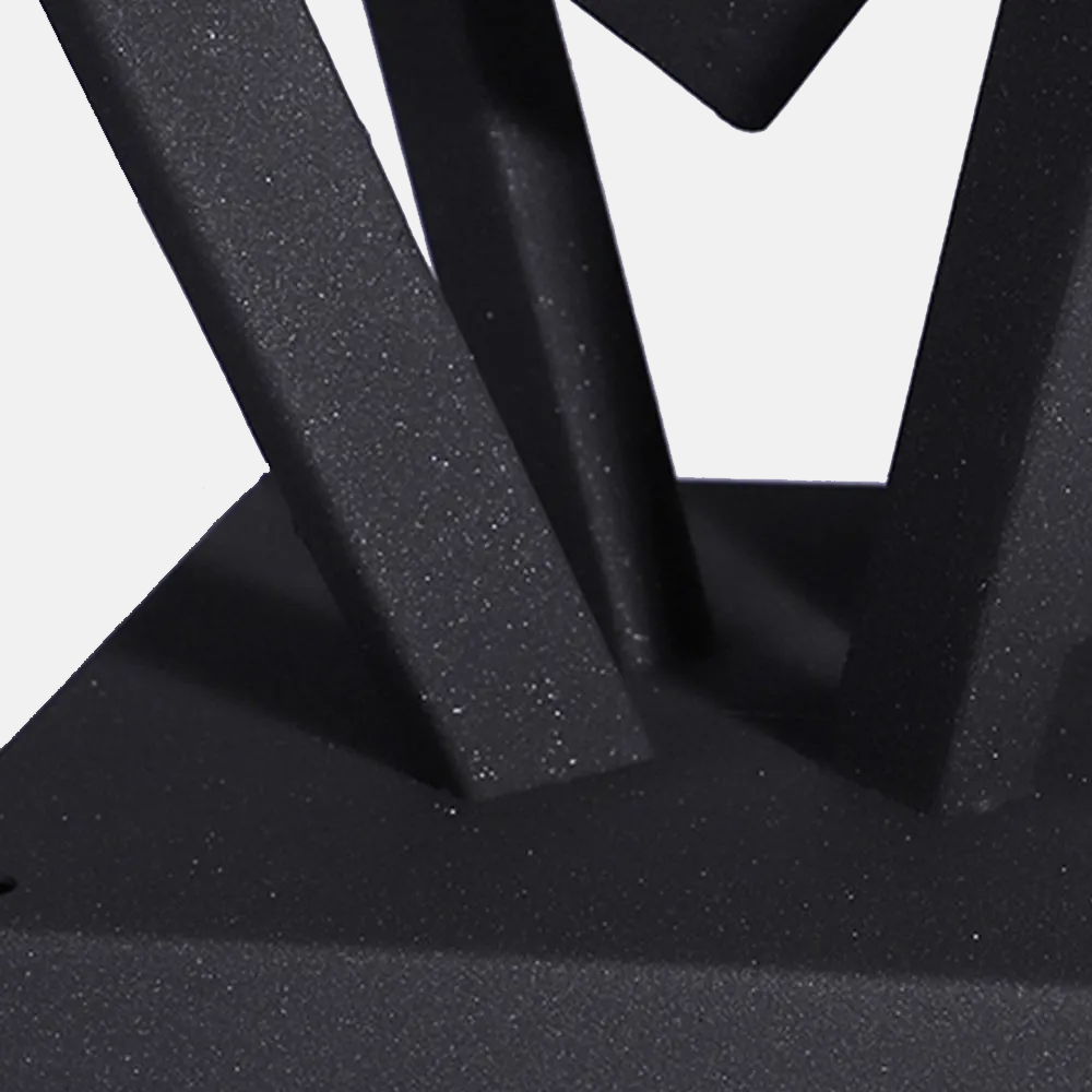 Moderne Außenleuchte Black Metal Diamond Außen