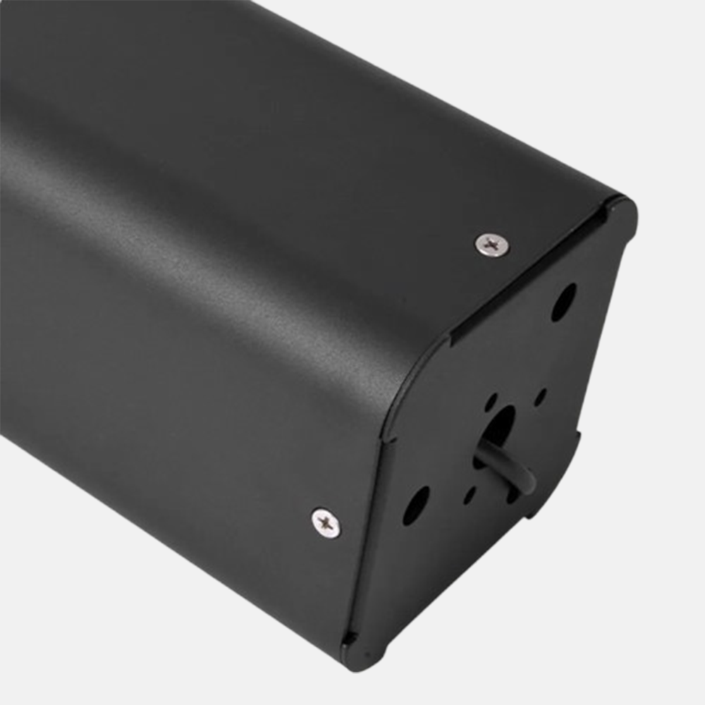 Modern Außenstehleuchte LED Rechteckig Schwarz Metall Terrasse
