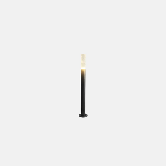 Moderne Außenlampe Schwarz Metall Acryl Zylindrisch Außen