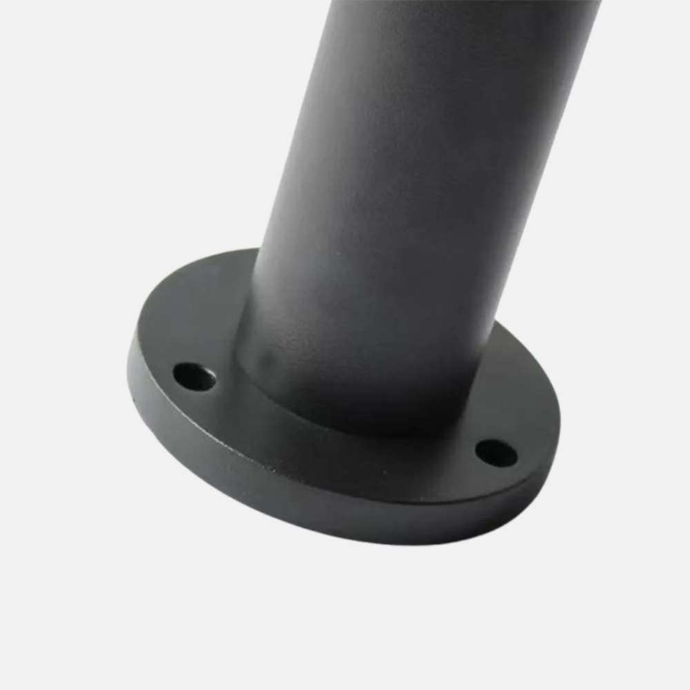 Moderne Außenlampe Schwarz Metall Acryl Zylindrisch Außen