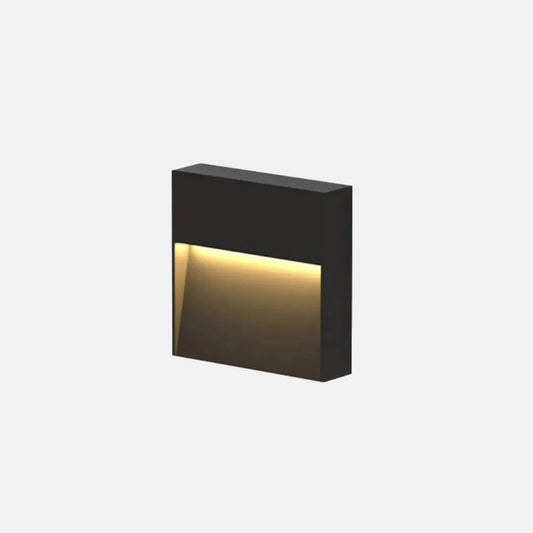 Industriell Wandlampe LED Metall Schwarz Garten