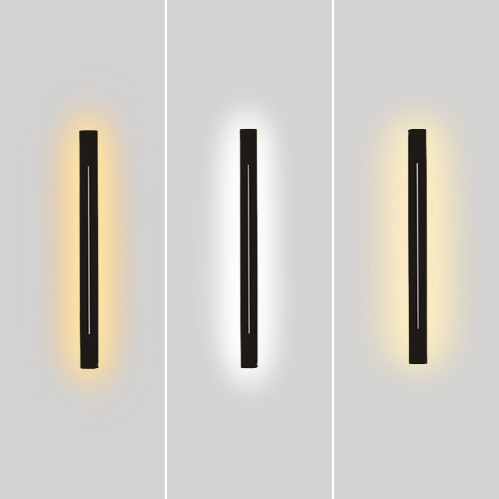 Minimalistische Wandleuchte LED Metall Gold Wohn/Schlafzimmer
