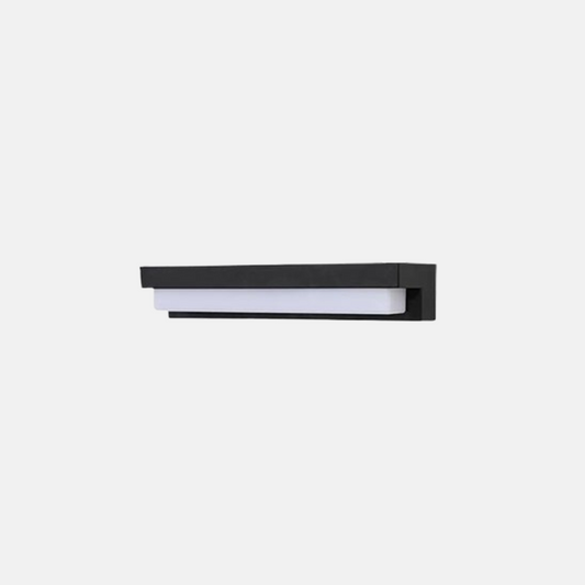 Moderne Wandleuchte Schwarz Metall Acryl Zylindrisch Außen