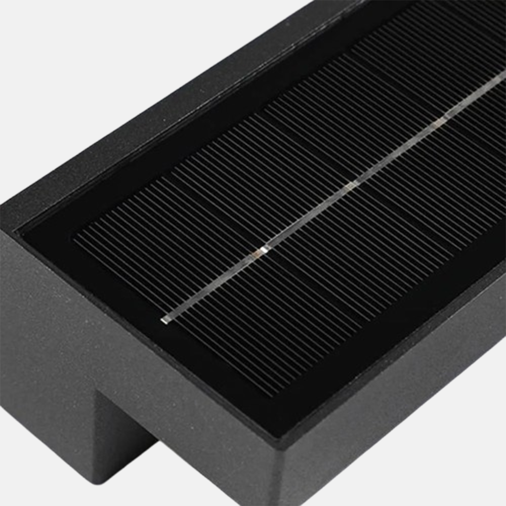 Moderne Wandleuchte Schwarz Metall Acryl Zylindrisch Außen