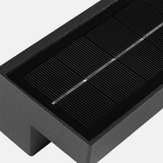 Moderne Wandleuchte Schwarz Metall Acryl Zylindrisch Außen