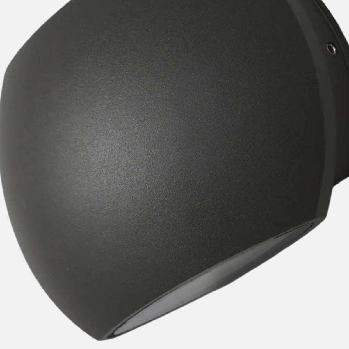 Moderne Außenwandleuchte LED Abgerundet Schwarz Außenbereich