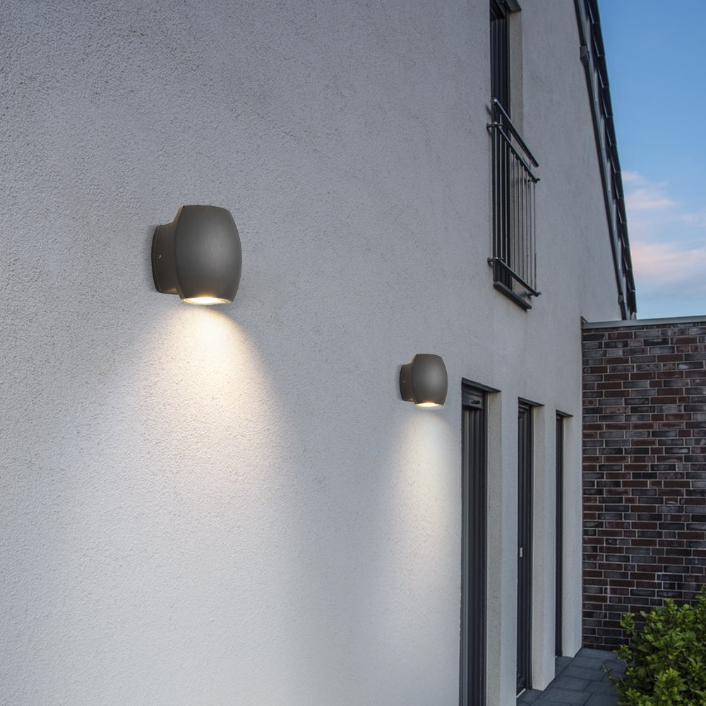 Moderne Außenwandleuchte LED Abgerundet Außenbereich