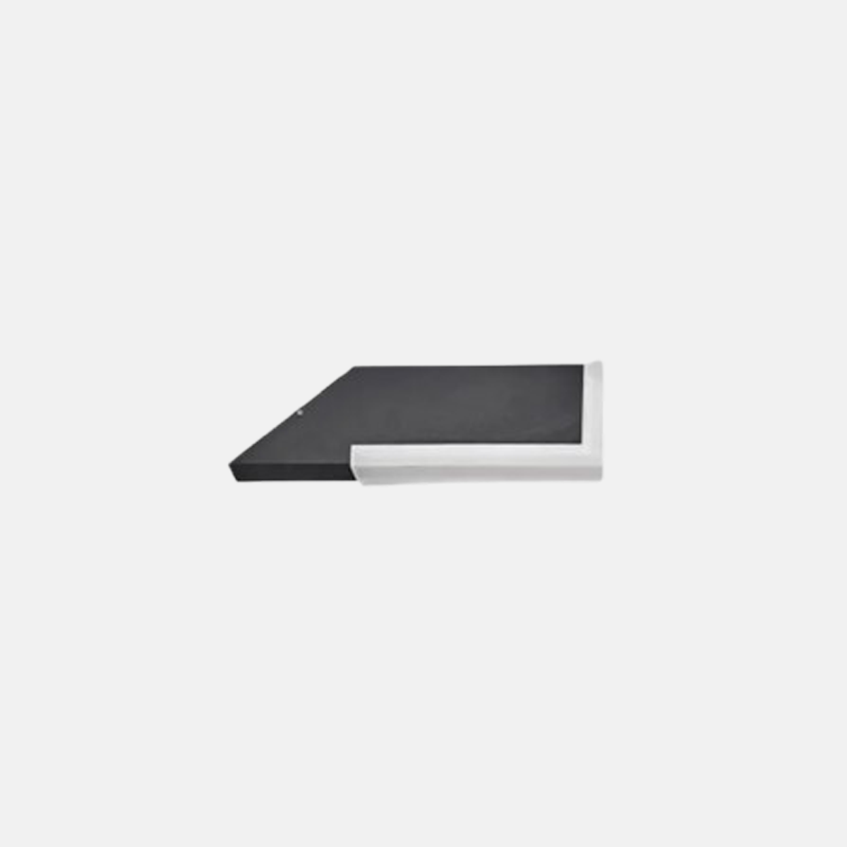 Moderne Außenwandleuchte LED Geometrischer Schwarz Metall Garten