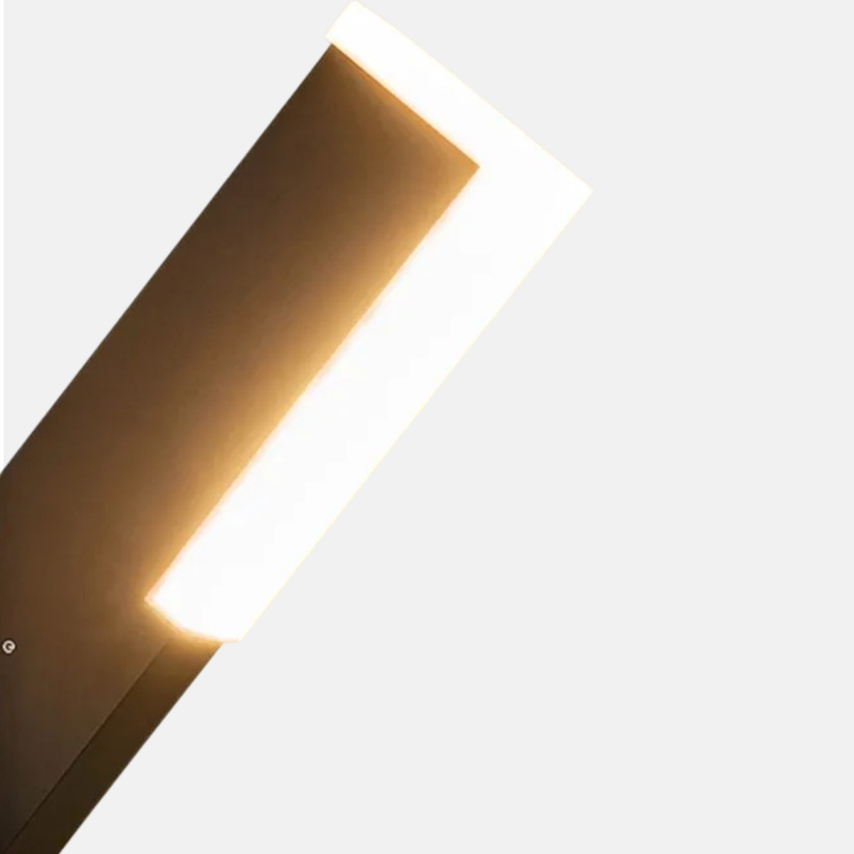 Moderne Außenwandleuchte LED Geometrischer Schwarz Metall Garten