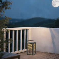 Moderne Außenstehleuchte LED Schwarz Metall Solar Garten/Terrasse