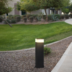 Moderne Außenleuchte LED Rechteckig Schwarz Metall Garten/Terrasse