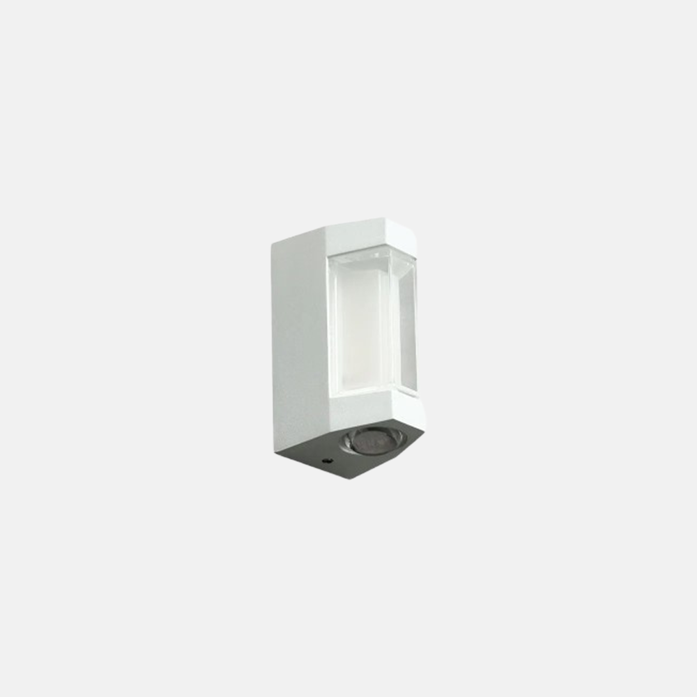 Minimalistisch Außenstehleuchte LED Metall Weiß Hof/Balkon