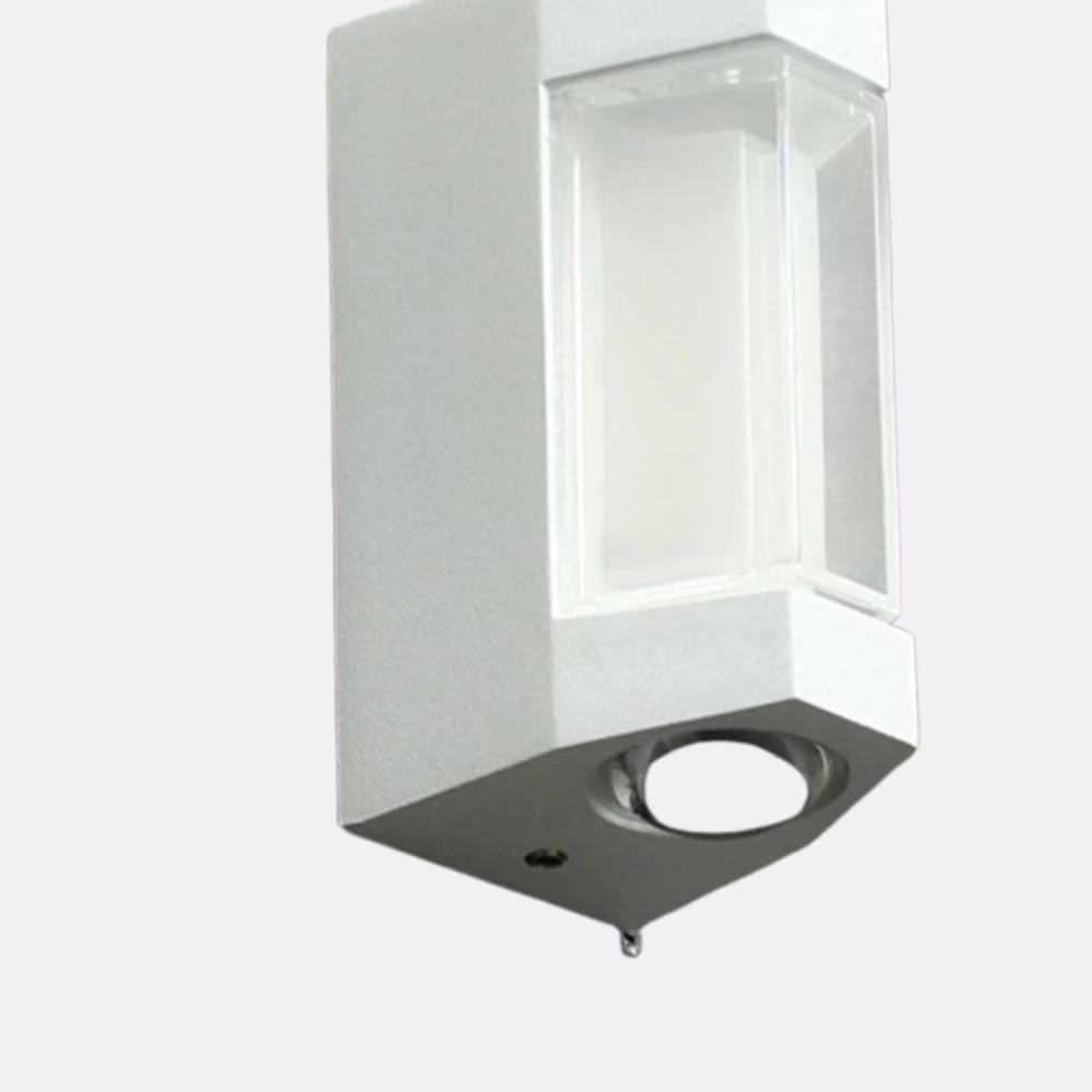 Minimalistisch Außenstehleuchte LED Metall Weiß Hof/Balkon
