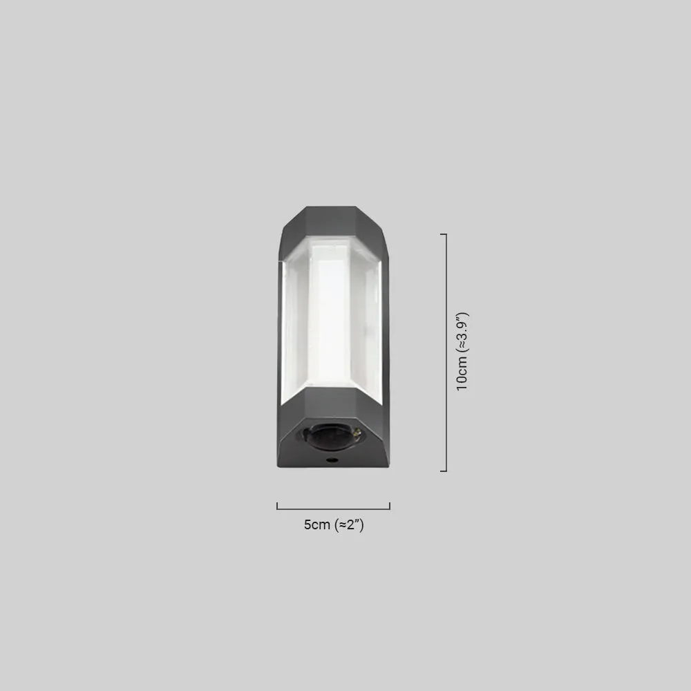 Minimalistisch Außenstehleuchte LED Metall Weiß Hof/Balkon