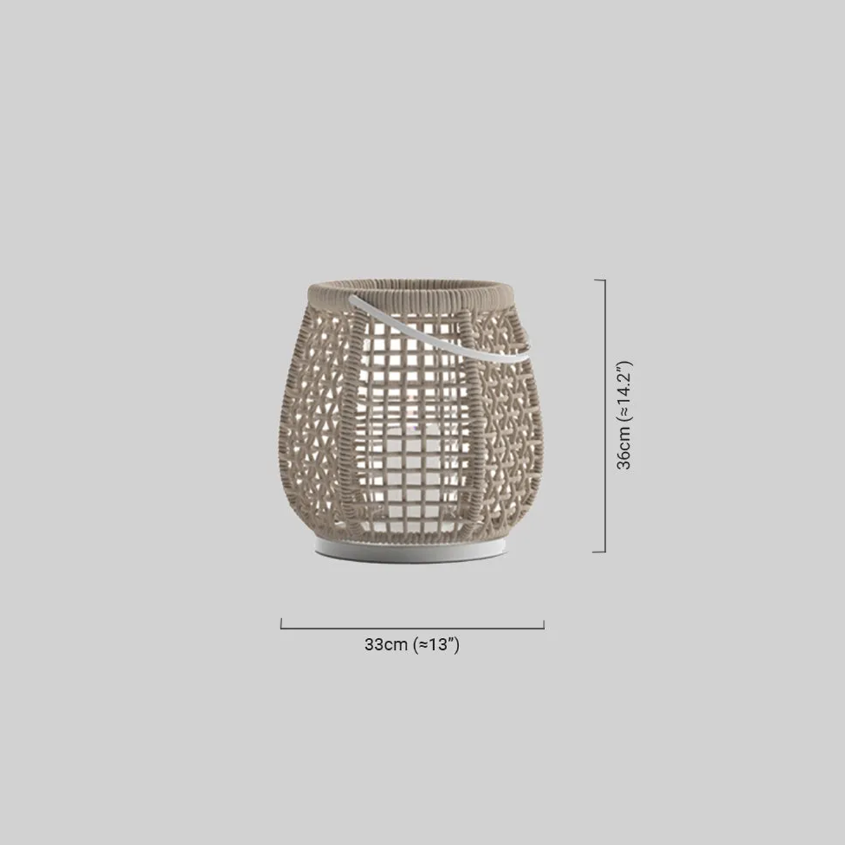 Bauernhaus Stehlampe Schwarz Rattan Laterne Garten