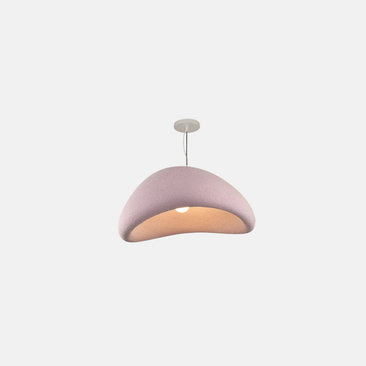 Art Deco Pendelleuchte LED Oval Rosa Acryl Esszimmer 