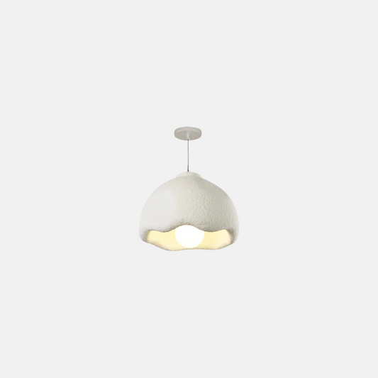Art Deco Pendelleuchte LED Metall Kappenförmig Weiß Wohnzimmer