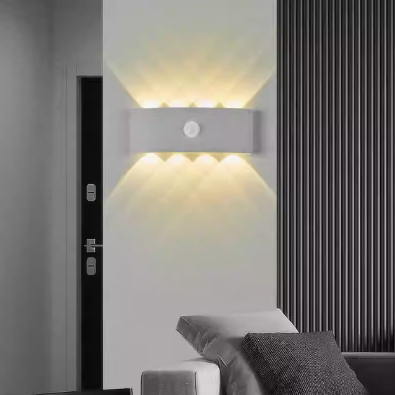 Modern Wandleuchte Acryl Schwarz Flur