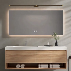Schwarze Wandleuchte für Badezimmer