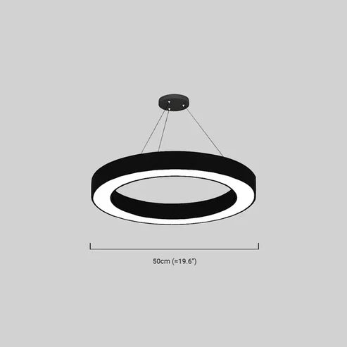 Minimalistisch Pendelleuchte Acryl Schwarz Esszimmer