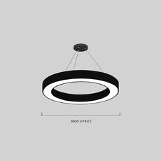 Minimalistisch Pendelleuchte Acryl Schwarz Esszimmer