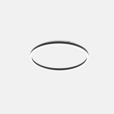 Moderne Deckenleuchte LED Ring Schwarz Metall Schlafzimmer
