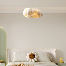 Weiße Pendelleuchte für Esszimmer