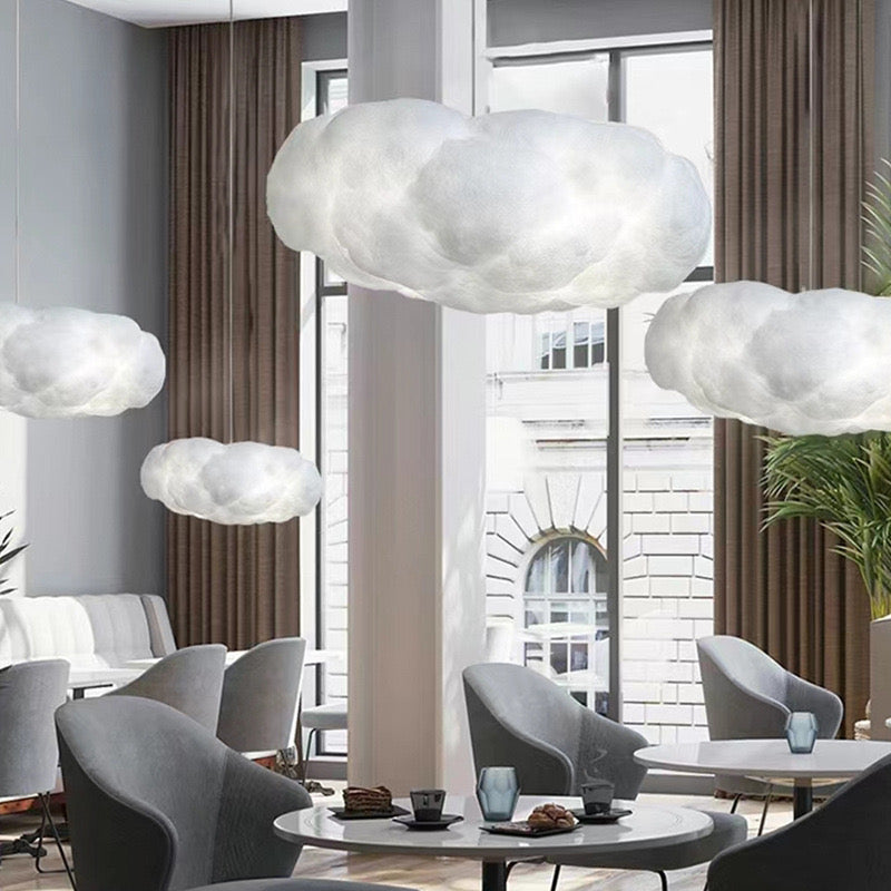 Weiße Pendelleuchte für Esszimmer
