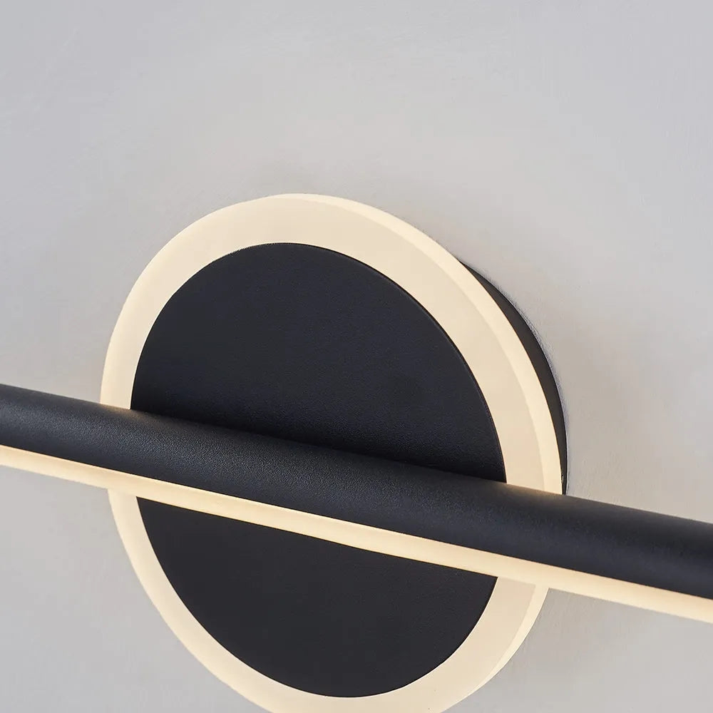 Minimalistische Wandleuchte/Spiegelleuchte LED Qualitätsdetails sind sichtbar
