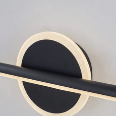 Minimalistische Wandleuchte/Spiegelleuchte LED Qualitätsdetails sind sichtbar