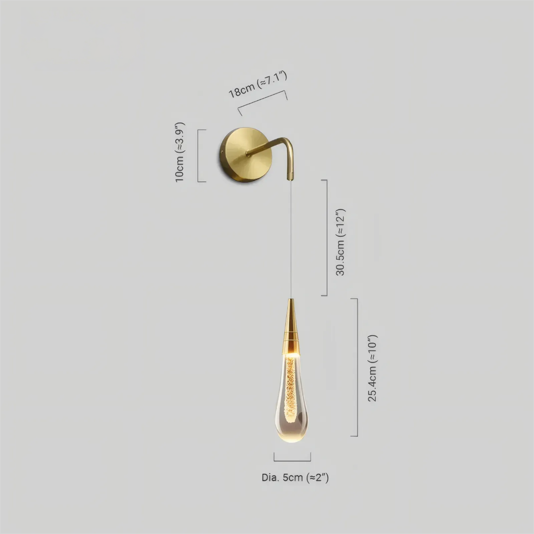 Modern Wandlampe Kristall Schwarz Schlafzimmer