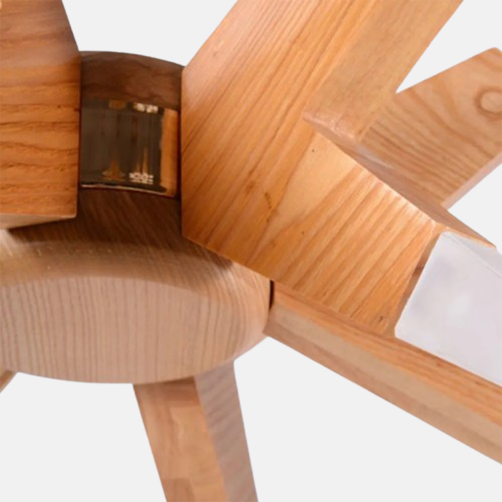 Art Deco Pendelleuchte LED Holz Unregelmäßig Wohnzimmer