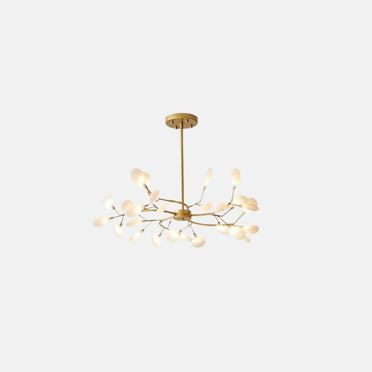 Modern Pendelleuchte LED Cluster Gold Acryl Ess/Wohnzimmer