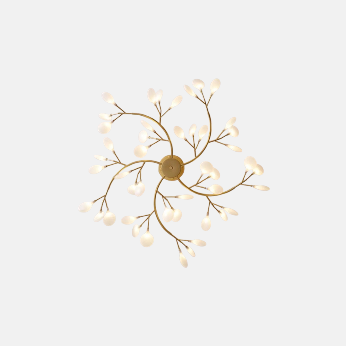 Modern Pendelleuchte LED Cluster Gold Acryl Ess/Wohnzimmer