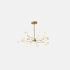Modern Pendelleuchte LED Cluster Gold Acryl Ess/Wohnzimmer