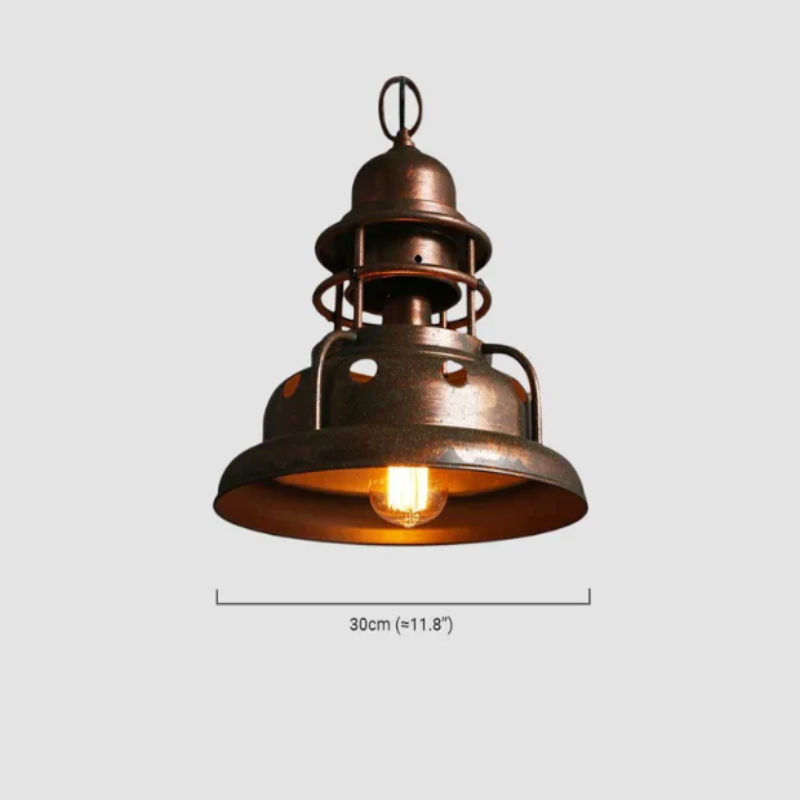 Vintage Pendelleuchte Metall Messing Esszimmer