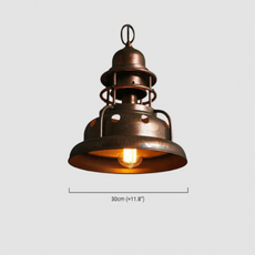 Vintage Pendelleuchte Metall Messing Esszimmer