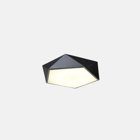 Moderne Deckenleuchte LED Geometrisch Metall Schwarz Schlafzimmer