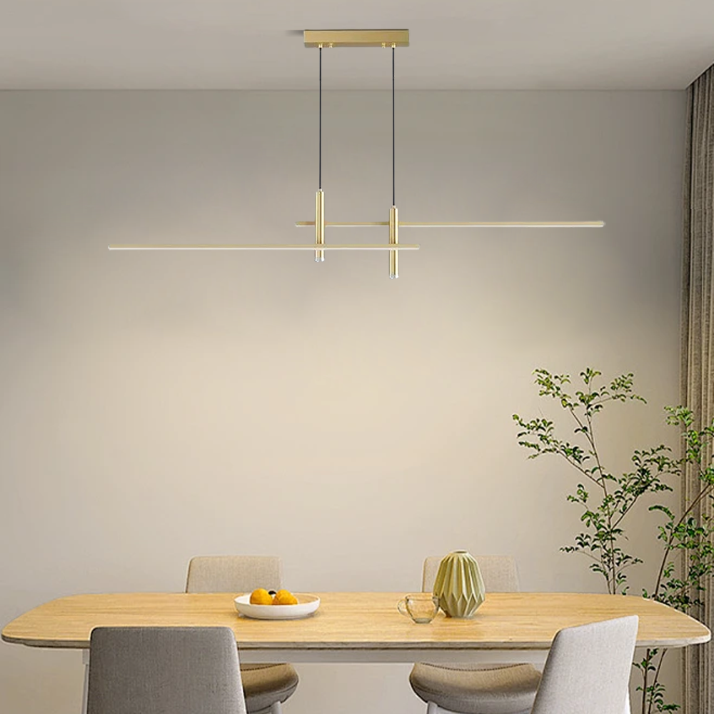 Gold Pendelleuchte für Esszimmer