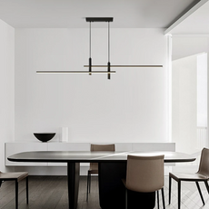 Moderne Schwarzer Pendelleuchte für Esszimmer